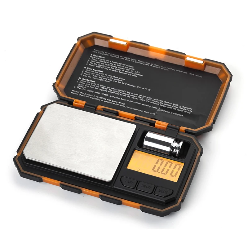  200g x 0.01g Mini Precision Digital Scales for Gold Sterling Silver Jewelry 0.01 Balance Weight Ele - 32921404530