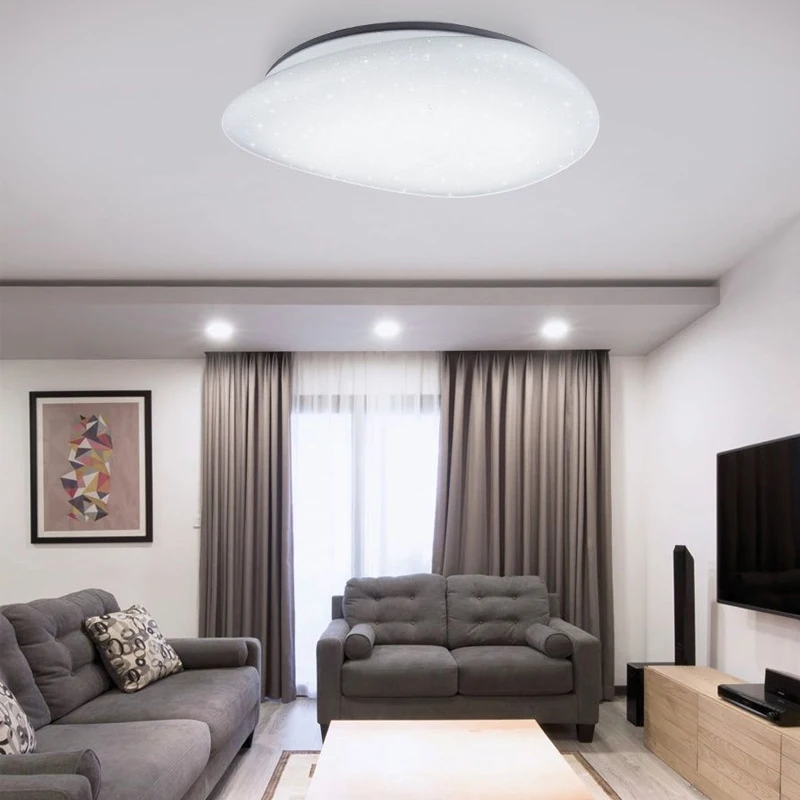 Светильник LED METEOR 60W RGB 3000 6500K max 5500LM пульт 105x535 IP20 CLL2260WRGB METEOR|Потолочные лампы| |