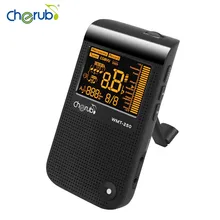 Cherub WMT-250 Tuner with Auto Tuning Method Electronic Metronome Sound LCD Display for Chromatic Guitar Bass Violin Ukulele