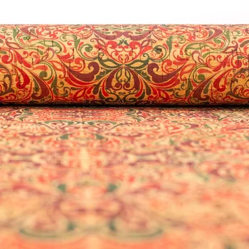 

PORTUGAL cork fabric 68*50cm/26.7*19.6 inch Warmed toned classical patterned Cork Fabric COF-230