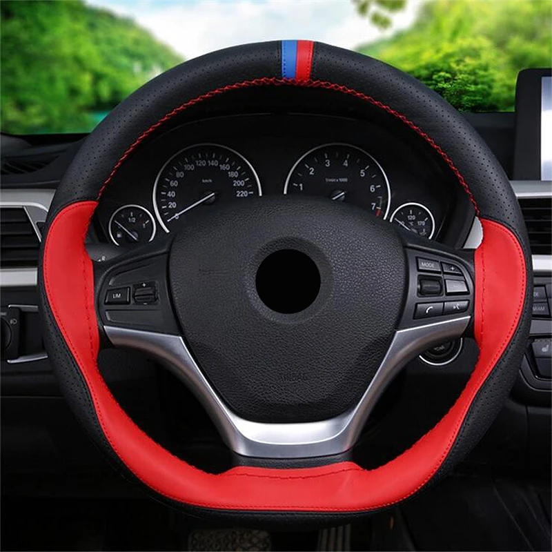 ZHIHUI DIY car steering wheel cover covers for MINI COOPER COUNTRYMAN CLUBMAN CABRIO JOHN WORK styling | Автомобили и мотоциклы