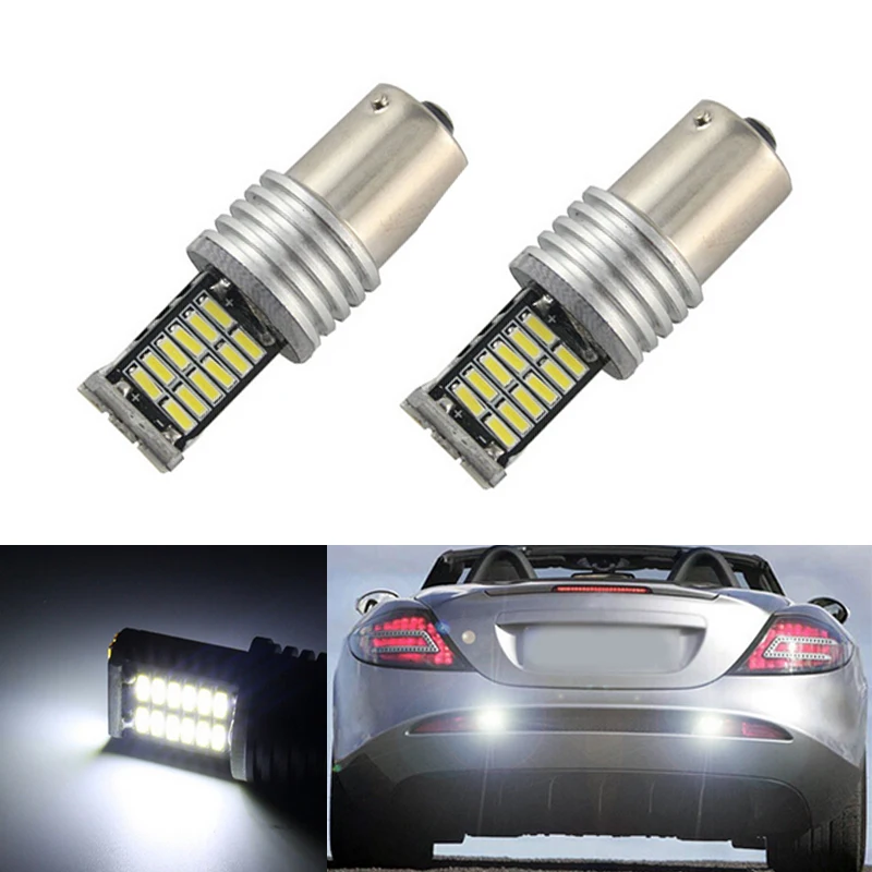 2x Автомобилей 1156 BA15S LED 4014 SMD резервное копирование обратный свет лампы Лампы Для