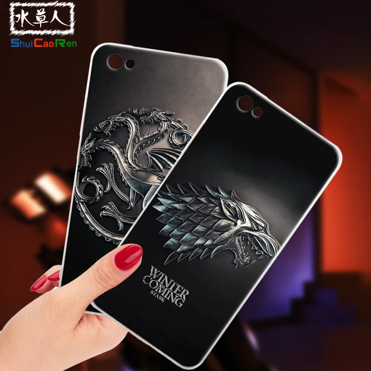 

ShuiCaoRen Silicone Cases For Xiaomi Redmi note 5A Case Xiomi Game of Thrones Black Shell For Redmi note 5A Cover