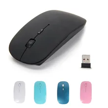 Беспроводная ультратонкая игровая оптическая мышь 2,4G Компьютерная мышь с usb-приемником для ноутбука компьютер ПК ноутбук стол