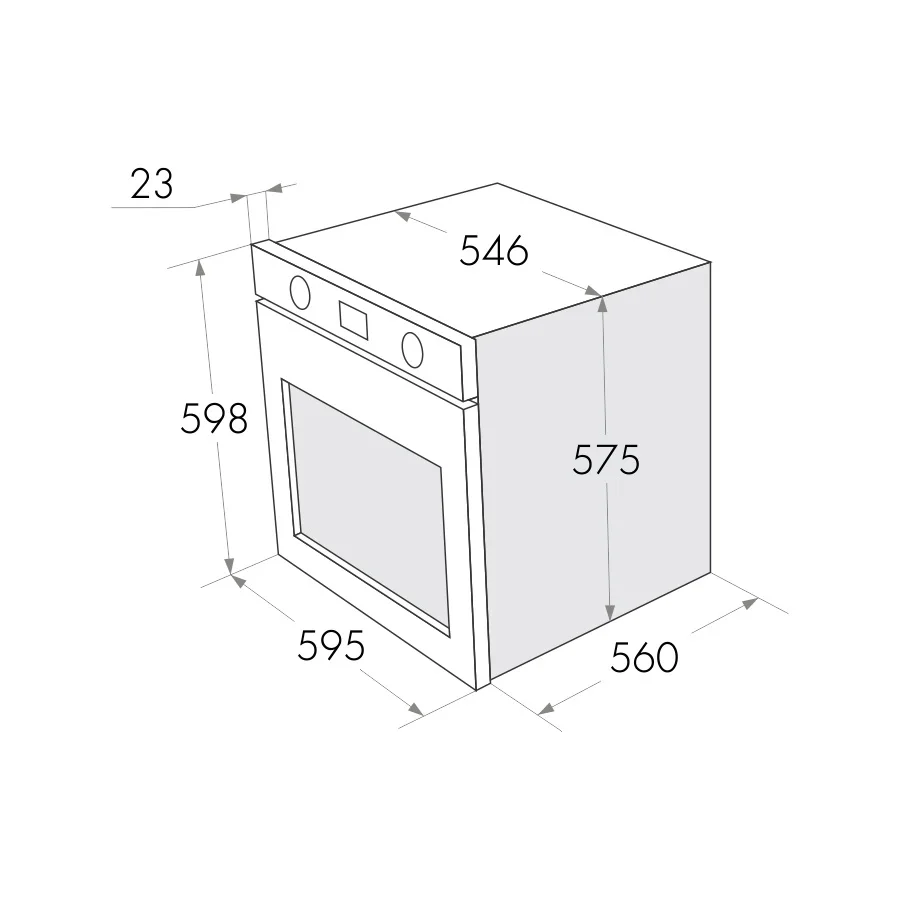 Electric brass cabinet MAUNFELD MEOH 6711 W White