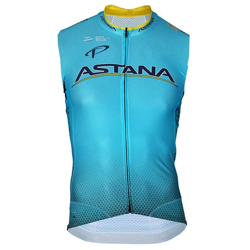 

winter fleece team astana cycling vest super warmer cycling jerseys windproof vest quick-dry cloth Ropa Ciclismo