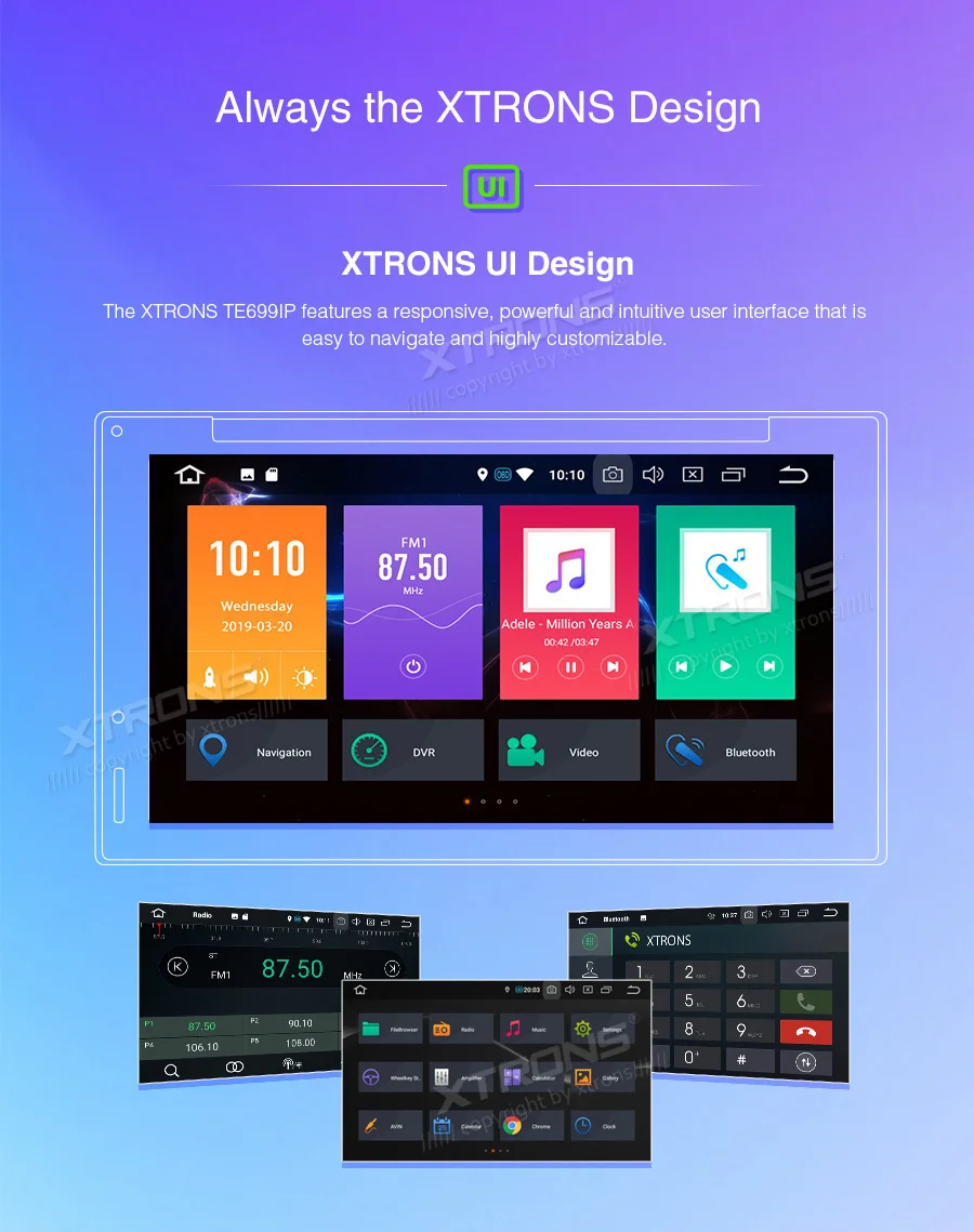 Top XTRONS 6.95