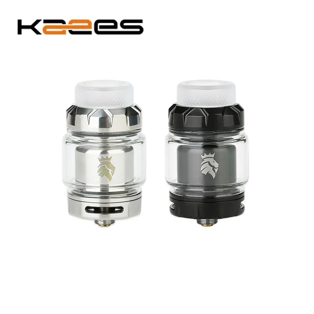 

Original KAEES Stacked RTA 3ml/5ml Tank 24mm RTA Atomizer with Dual Coils Building & 810 Acrylic Drip Tip Vape Tank Vs Zeus Dual