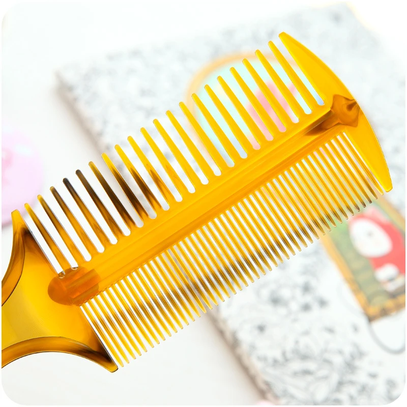 Plastic comb tendon break wide tooth comb thick hair comb anti-static Taobao gift wholesale
