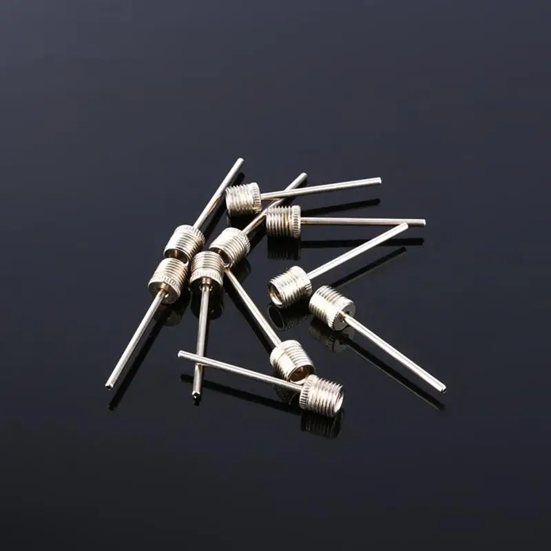 12pcs Air Inflation Needle Inflating Needles for Sport Balls Basketball Football Soccor Inflating Pump Needle Adaptor(Silver