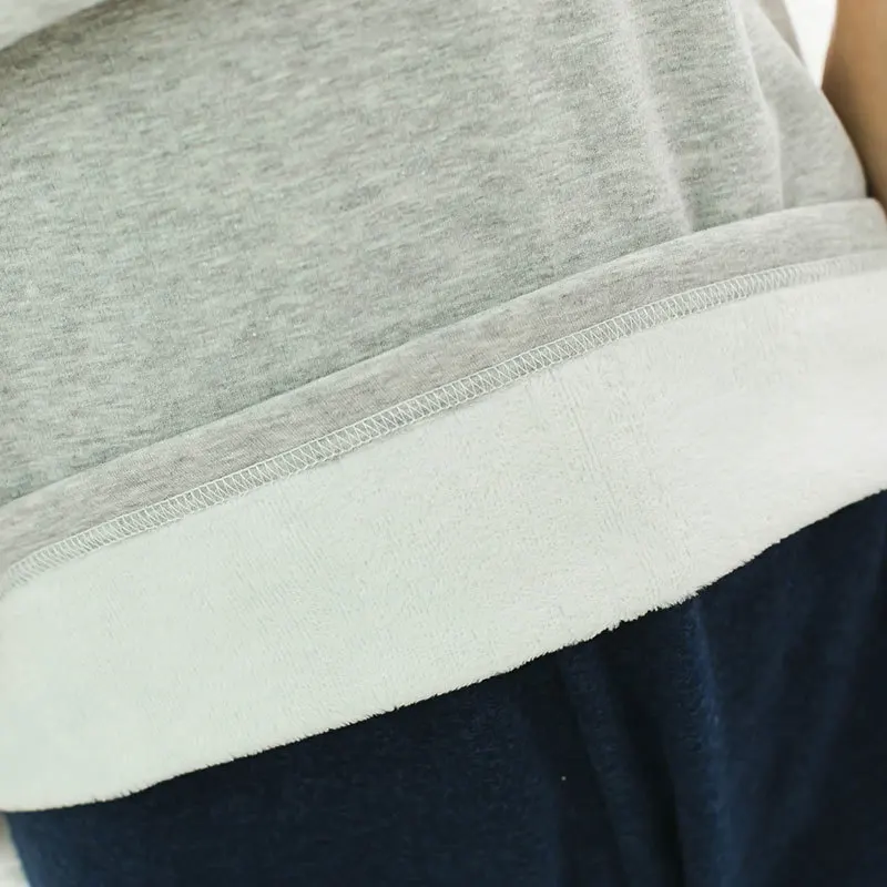 Зимние теплые беременности и родам Костюмы плюс для беременных из флиса T грудного вскармливания-shirtThick майка для кормления грудью, послеродовой Для женщин футболки для кормления грудью