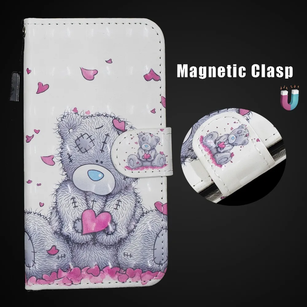 Huawei P40 Lite Case 3d Leather Flip Case On For Funda Huawei P30 Lite P P 30 Pro P10 P8 P9 Lite Mini 17 Phone Cover Etui