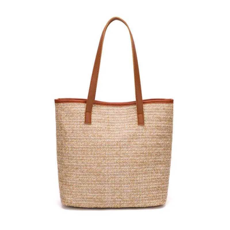 New Summer Women Fashion Handbag INS Popular Female Holiday Straw Bags Lady Knit Shoulder Bag Travel Shopping Tote Bolsa SS3230 (6)