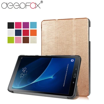 

DeepFox Flip Cover Case For Samsung Galaxy Tab A 10.1 2016 T580N T585C Tablet Shell Stand Cover Case
