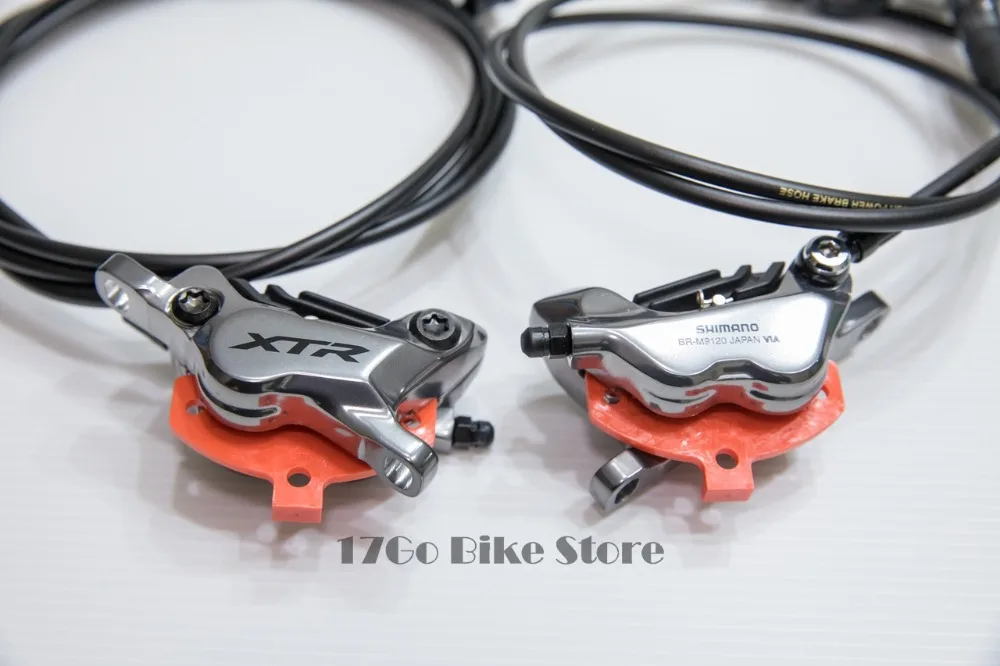 Shimano XTR 2019 M9120 4 поршневой суппорт гидравлический тормоз F + R 1