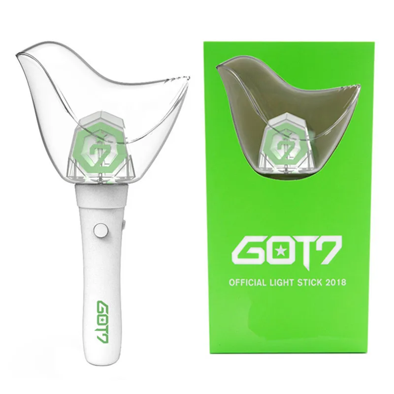 GOT7 спиннинговая световая палка World Tour Concert FLY FLIGHT LOG надпись Джексон JB Ver.2 Glowstick YuGyeom