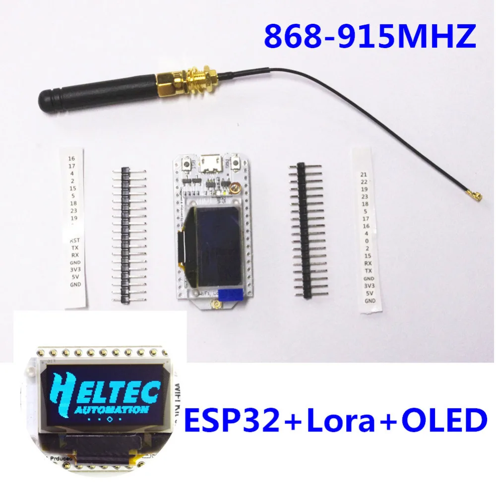 433 МГц/868-915 МГц Bluetooth wifi ESP32 LoRa SX1278/SX1276 esp32 oled макетная плата 0,96 дюймов синий OLED дисплей для Arduino