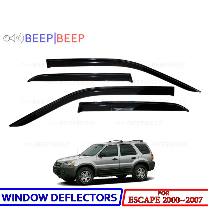Дефлекторы для окон автомобиля Ford escaster 2000 ~ 2007 автомобильный дефлектор защиты от