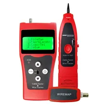 Цифровая сеть LAN мониторинг кабельный тестер ЖК-провода дефектоскоп телефонной линии ошибка коаксиальный BNC USB RJ45 RJ11 красный цвет