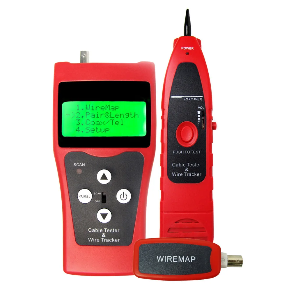 Digital Network LAN Monitoring Cable Tester LCD Wire Fault Locator