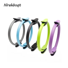 NRAHBSQT тело фитнес волшебный круг для йоги Йога колесо NBR ручки Пилатес кольцо тело для занятий йогой фитнес, Пилатес оборудование YB007