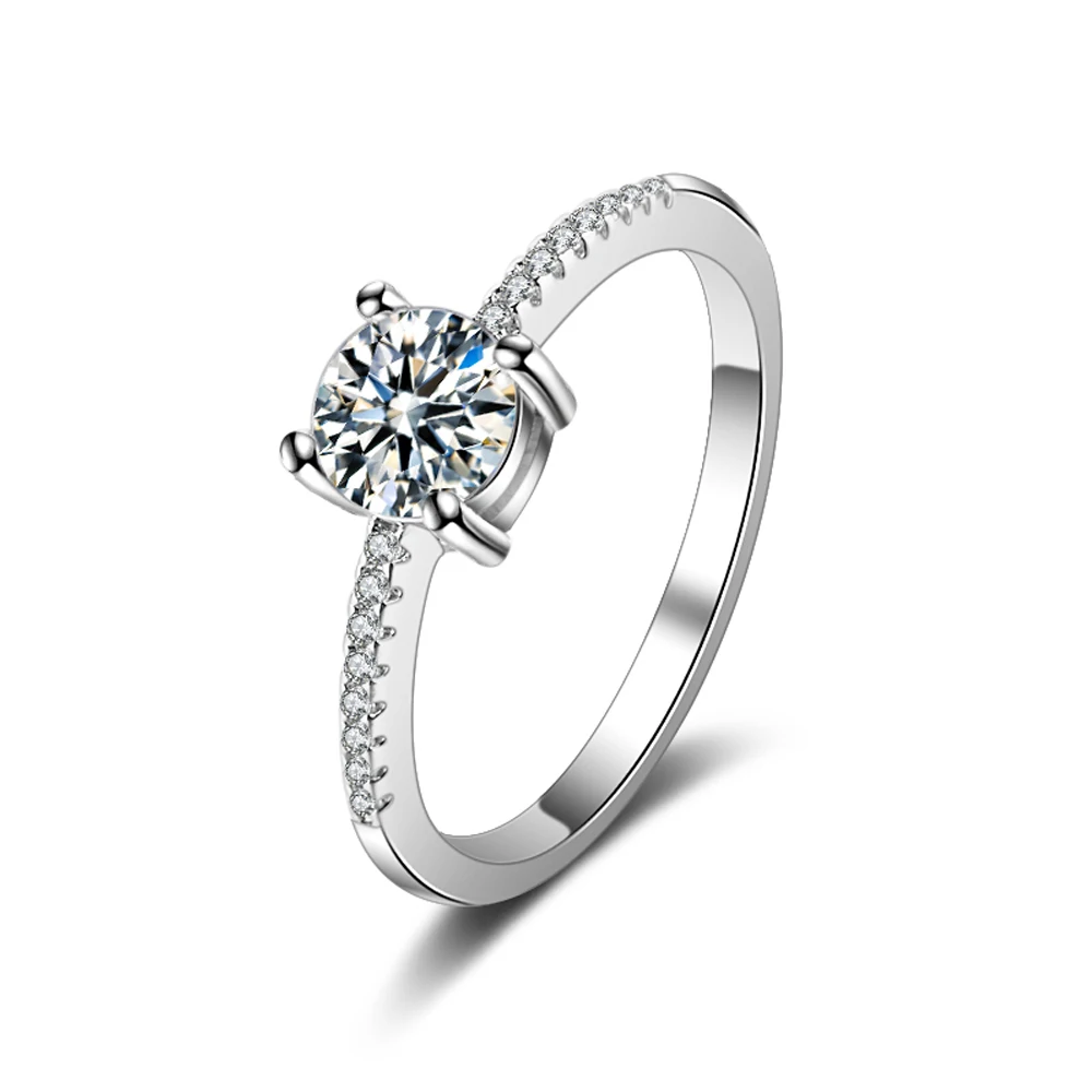 2018 Ювелирные Изделия Bague коллекция 925 Серебряные Сверкающее Сердце Любви кольцо