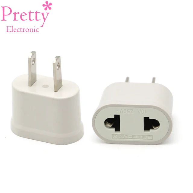 Hot Eu Euro Europe To Usa Us Travel Wall Ac Mini Hot Eu Euro Europe To Usa Us Travel Wall Ac Mini Lightweight Plug Adapter Charger Outlet Converter 2 Pin Socket