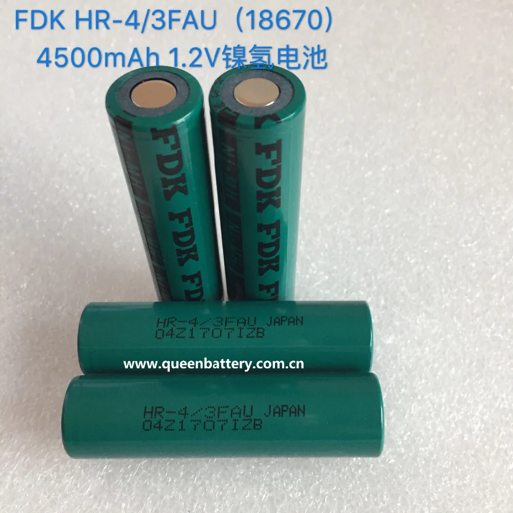 40 шт./лот,) пылесос 18670 FDK 4500mah HR-4/3FAU NiMH 1,2 V аккумуляторная батарея медицинское оборудование Батарея