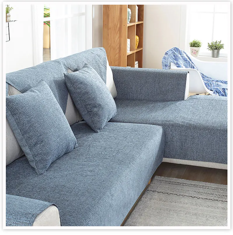 Европейский стиль роскошные Утяжеленный синель Диван Крышка для гостиной чехол fundas де диван секционные диванные покрывала SP5604