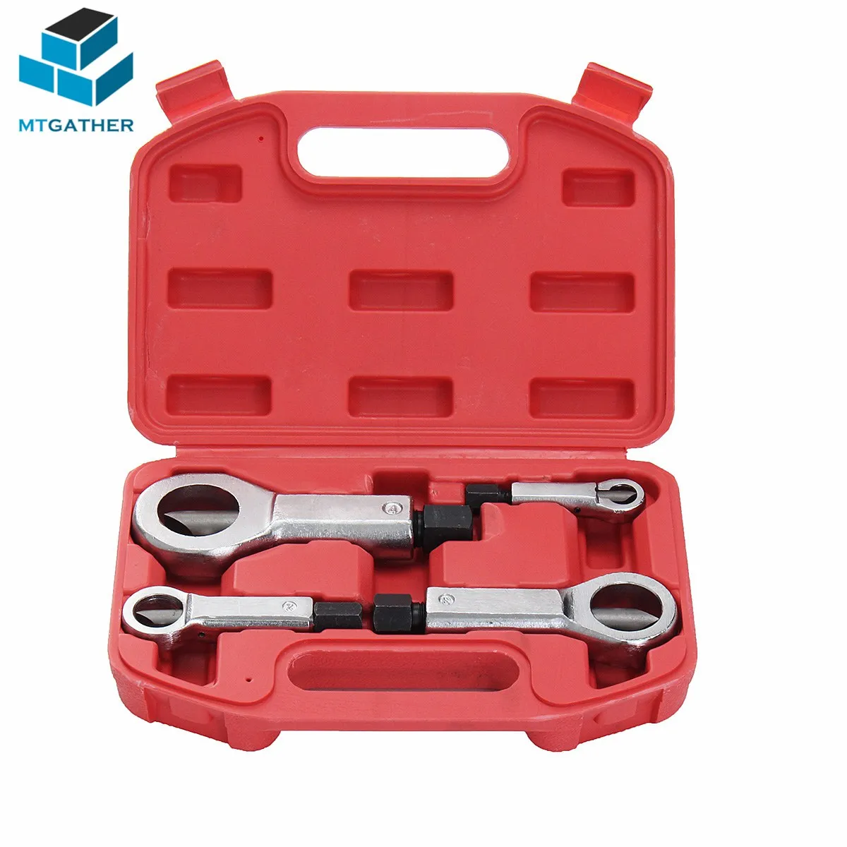 

MTGATHER 4Pcs New Nut Splitter Kit Cracker Remover Extractor Tool Set Steel Blade Gorged Grip Remover Corroded Split Tool 9-36mm