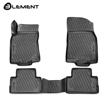 

For Nissan Qashqai J11 2015-2019 3D floor mats into saloon ONLY Russian assembly 4 pcs/set Element CARNIS00061