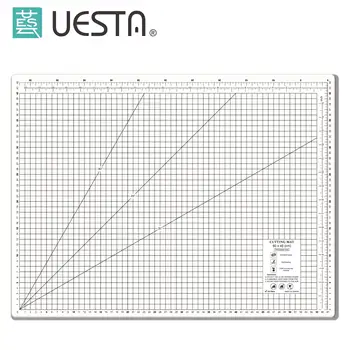 

PP A2 White Cutting Mat 24"x18" Multipurpose Self Healing Cutting Mats for Quilting 3-Ply Durable Paper Mat for Cutting