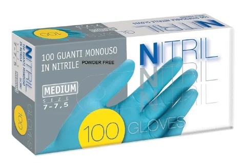 Одноразовые Нитриловые рабочие перчатки
