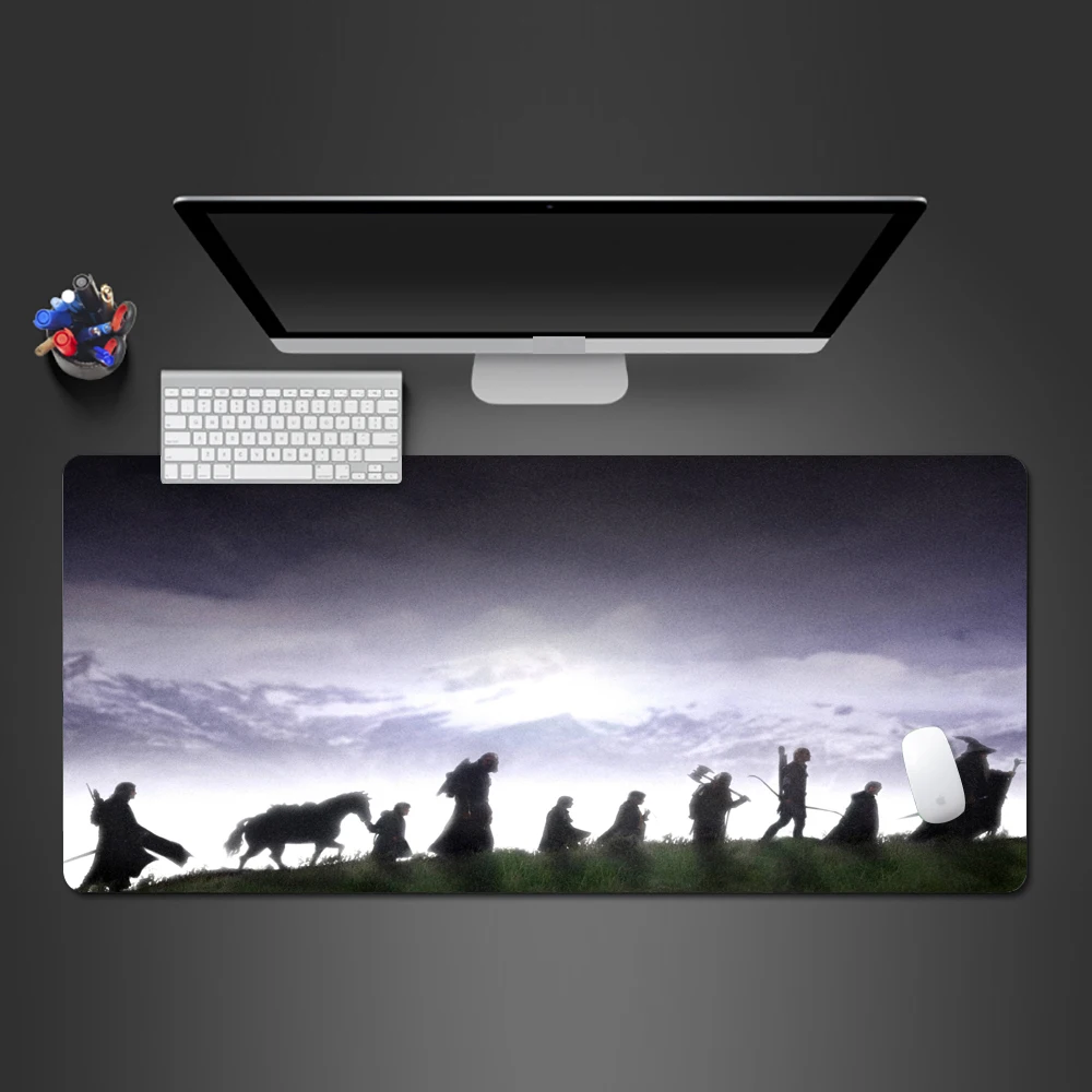 

The Lord Of The Rings Movie Mouse Pad Washable PC Gaming Computer Keyboard Mouse Mat Fast Gamers Migration Picture Mause Pad