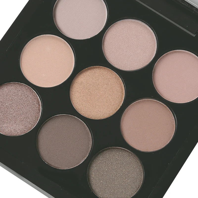 MRC Trendy Eyes Makeup 9 Colors Metallic Eyeshadow Palette Nude Matte and Shimmer Eye Shadow Make Up Palette