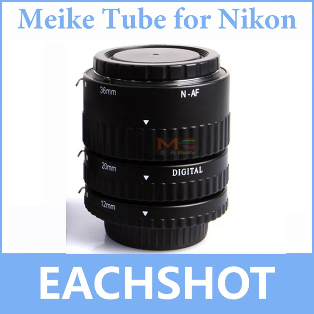 Meike MK-N-AF-B, Meike MK-N-AF-B Auto Focus AF Macro Extension Tube Set Autofocus for Nikon D-SLR Camera