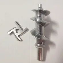2pcs vitek meat grinder parts 1pcs Meat Grinder Screw Mincer Auger +1pcs knives for meat grinders spare parts for meat grinder 5 pcs high quality meat grinder parts for axion plastic sleeve screw kitchen appliance parts