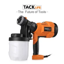 Tacklife SGP15AC усовершенствованный Электрический распылитель 800 мл/мин. Краскораспылитель с тремя распылителями регулируемая ручка клапана распылитель