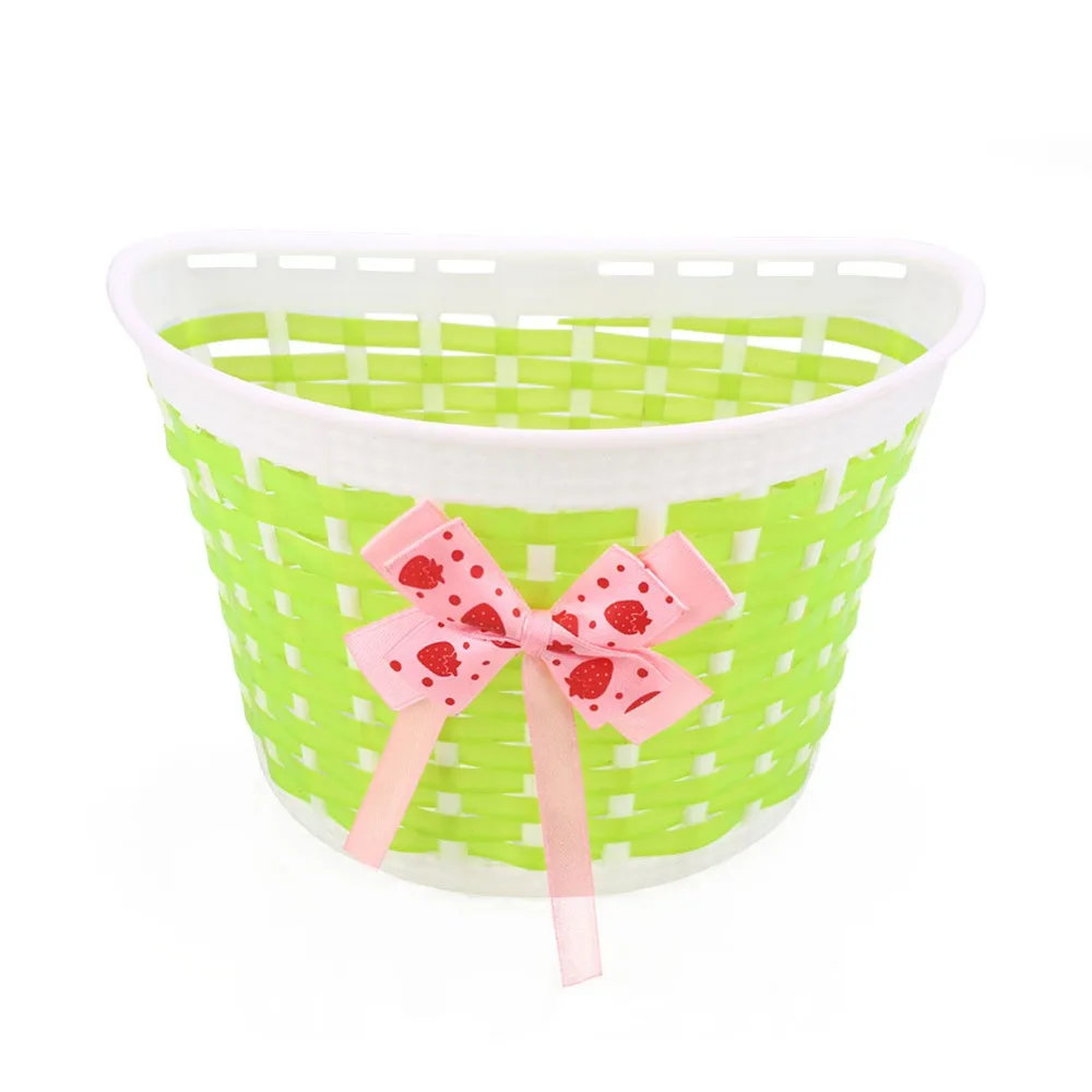 Top Bicycle Basket Front Bag Rear Hanging Basket Panniers Bike Bowknot Front Basket For Children Girl Gifts Cycling Accessories 4 Top Bicycle Basket Front Bag Rear Hanging Basket Panniers Bike Bowknot Front Basket For Children Girl Gifts Cycling Accessories 4
