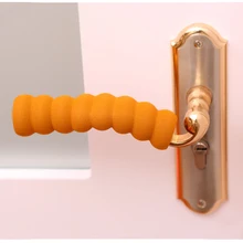 20 шт., товары для домашней безопасности, дверная ручка для комнаты, чехлы, спиральная Защитная дверная ручка для защиты от столкновений