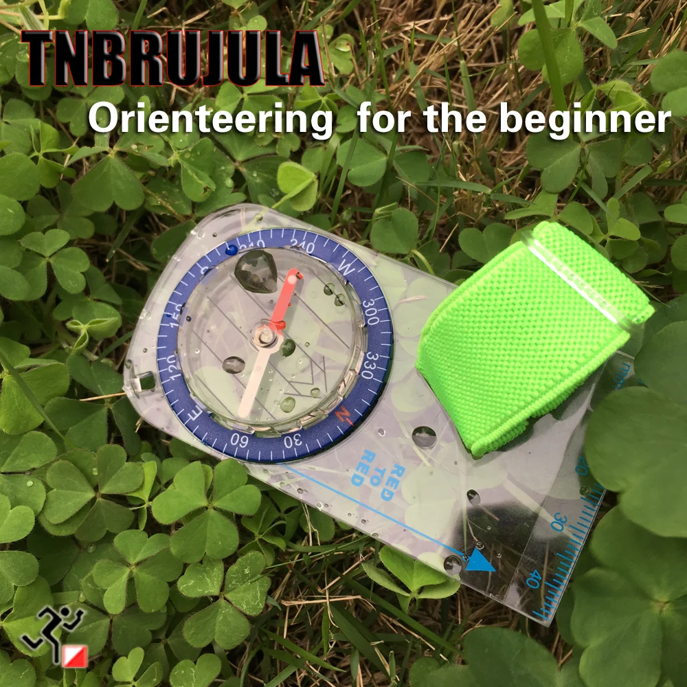 Orienteering compass for the beginner bdirectional Crossing Beginners