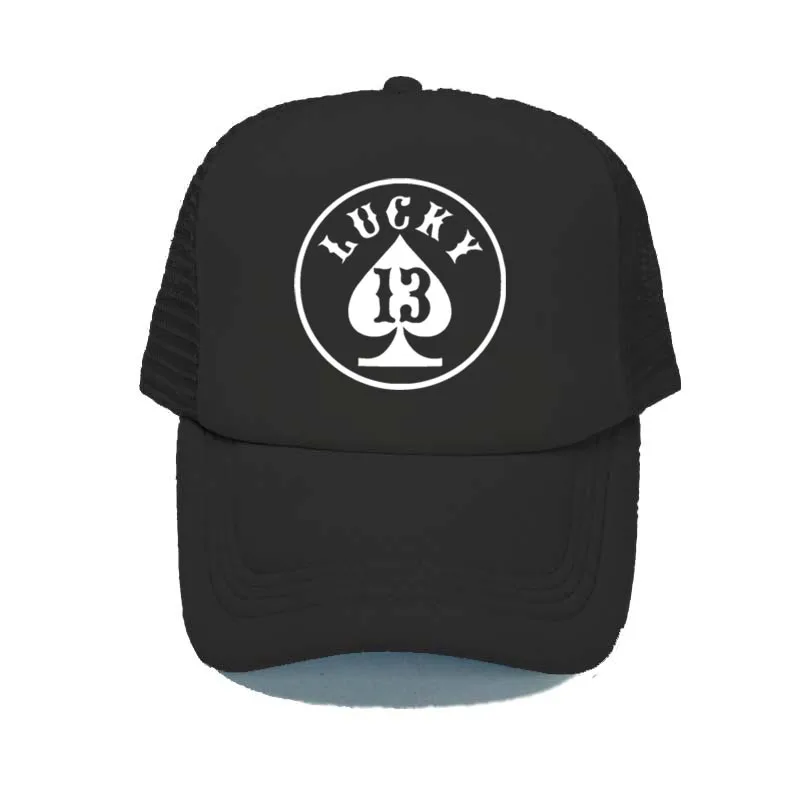

Summer Fun Lucky Number 13 Poker Printed Baseball Cap Adjustable Snapback Hats For Men/Women Hip Hop Outdoors Sun Caps YY305