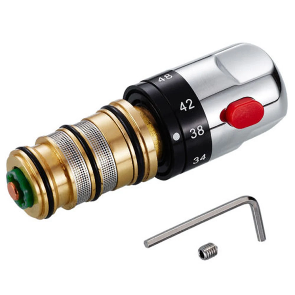 

Brass Thermostatic Mixing Valve Temperature Control Ceramic Valve for Solar Water Heater Valve Parts Ceramic [3]