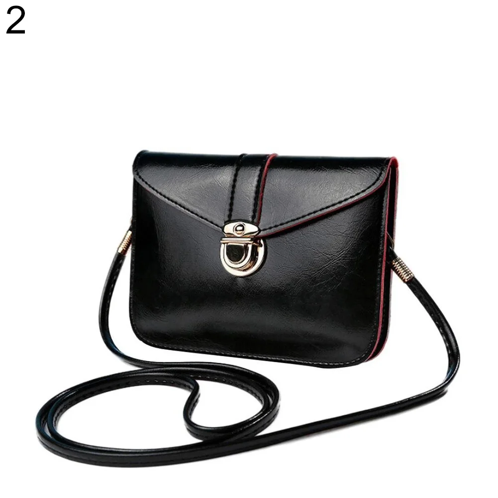 

Sexy Lady Coin Phone Purse Bag Faux Leather Handbag Single Shoulder Messenger Bag