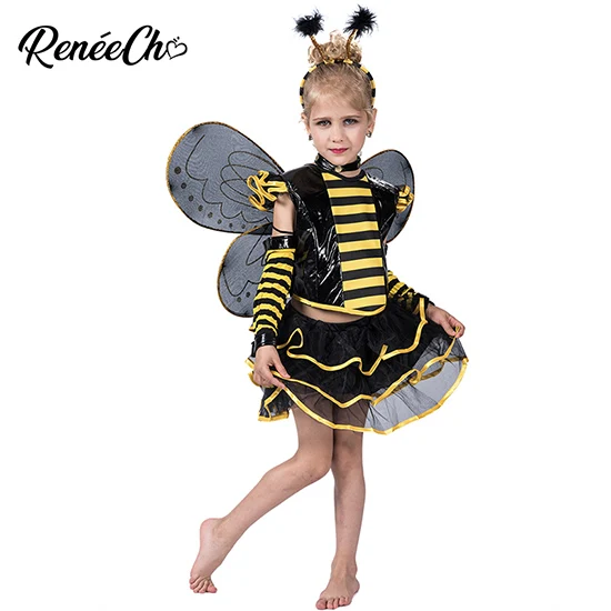 Halloween Costume For Kids Girl Bee Costume Cosplay Cute Child Sunny ...