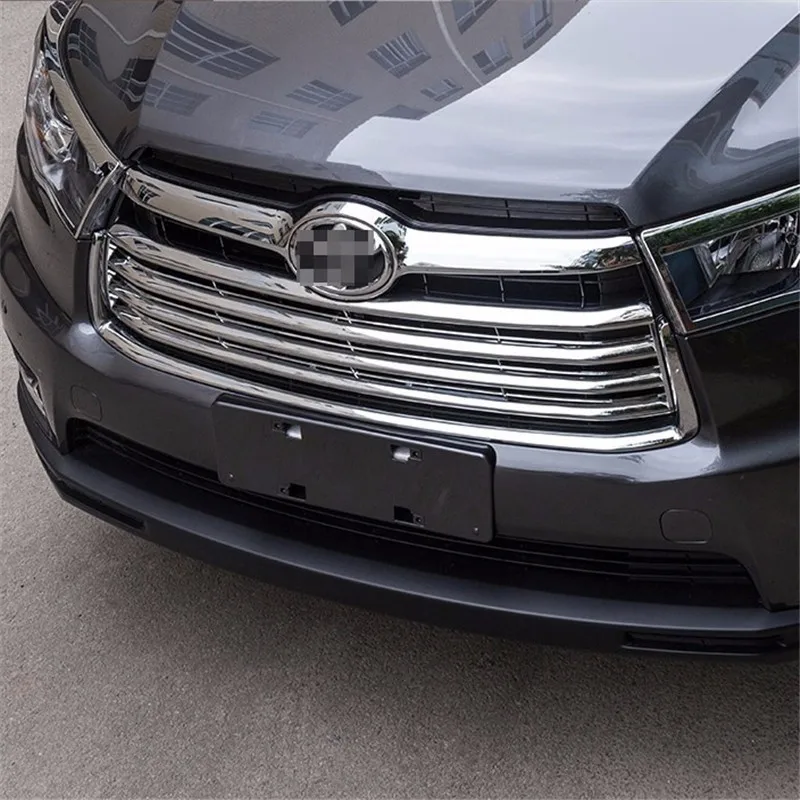 

Grille exterior promote auto decorative car styling trim sticker strip decoration accessories 15 FOR Toyota Highlander