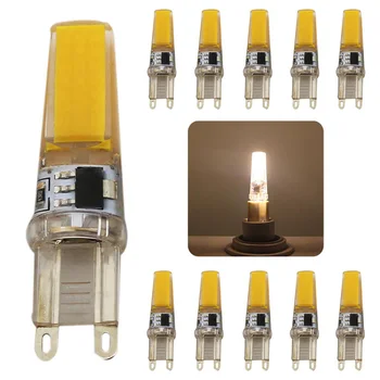 

10x Led Bulb 5w G9 COB Light Replace Crystal Chandelier Candle Spotlight 220v