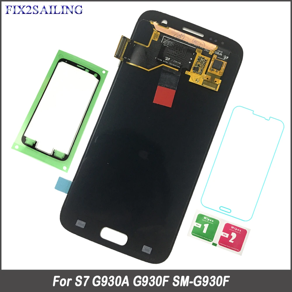 

FIX2SAILING New Super AMOLED LCD Display Touch Screen Assembly For Samsung Galaxy S7 G930A G930F SM-G930F