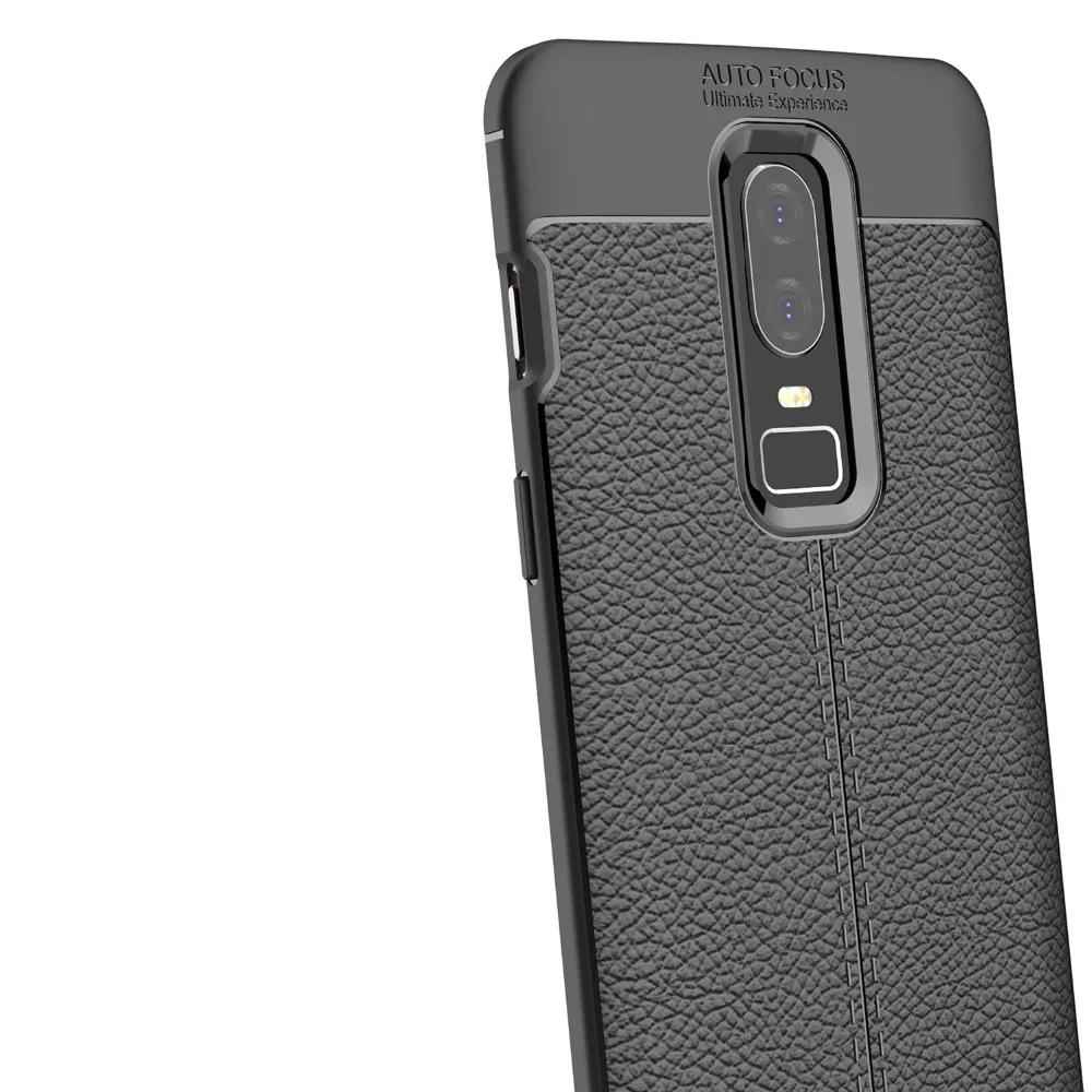 Coeven текстуру кожи чехол для телефона oneplus 6 ТПУ Мягкая задняя крышка