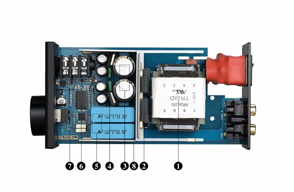 SMSL SAP-1 Hi-Res TPA6120A2 усилитель для наушников HIFI EXQUIS S.M.S.L. Аудио стерео усилитель мощности